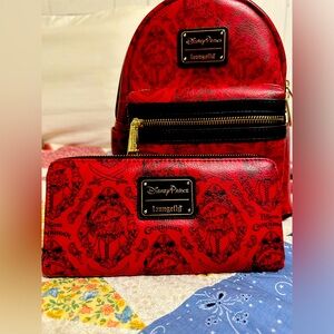 Pirates of the Caribbean loungefly bag with wallet